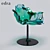 Ethereal Aqua Armchair 3D model small image 2