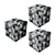 Elegant Box Pouf - Modern and Versatile 3D model small image 1