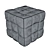 Elegant Box Pouf - Modern and Versatile 3D model small image 2