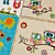 Whimsical Owl Children's Carpets 3D model small image 2