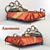 Anemone Double Bed: Elegant and Timeless 3D model small image 1