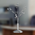 Sparkling Crystal Chandelier & Table Lamp 3D model small image 3