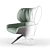 Elegant comfort in TABANO armchair 3D model small image 2