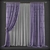 Sleek Roman Shades for Any Space 3D model small image 1