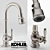 KOHLER Artifacts Bar Faucet - Brushed Elegance 3D model small image 1