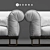 Modern Vivaldi Sofa Bed: Unwrapped, Quads only 3D model small image 2