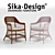 Elegant SIKA-DESIGN Chair & Table 3D model small image 2