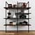 Vintage Loft Shelves with Decor Set 3D model small image 1