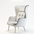 Elegant and Timeless Fritz Hansen RO 3D model small image 3