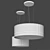 Elegant Fendi Casa Pendant Lighting 3D model small image 3