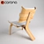 Curve Chair: Stylish and Comfortable 3D model small image 2