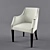 Tribeca Upholstered Chair 3D model small image 1