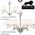 Murren Savoy House Chandeliers - Elegant Nickel Finish 3D model small image 1