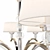 Murren Savoy House Chandeliers - Elegant Nickel Finish 3D model small image 2