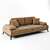 Cozy Pralin Sofa 3D model small image 1