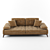 Cozy Pralin Sofa 3D model small image 2