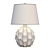 Title: White Ceramic Mid-Century Table Lamp 3D model small image 2