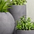 Modern Planters Set 3D model small image 2