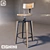 Italian Industrial Bar Stool: Cignini 3D model small image 1