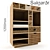 Scandi Style Salgaror Drawers 3D model small image 1