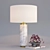 Marble Pillar Table Lamp 3D model small image 1