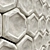 Seamless Stone Hexagon Panel 3D model small image 2