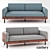 Contemporary William Sofa 3D model small image 1