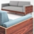 Contemporary William Sofa 3D model small image 2