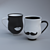 Muse Reversible Mug Set 3D model small image 3