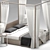 Modern Machinto Four-Poster: Timeless Elegance 3D model small image 3