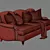 Classic Luxury Howard Sofa 3D model small image 3