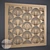 Elegant Carved MDF Panel 3D model small image 1