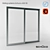 Schuco ASS 50 Sliding Door - Modern Aluminum Solution 3D model small image 1