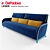 DePadova Leger: Elegant 3-Seater Sofa 3D model small image 1