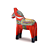 Etno Wood Horse Sculpture 3D model small image 2