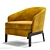 Title: MOLTENI&C CHELSEA Armchair - Modern Elegance for Your Space 3D model small image 2