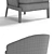 Title: MOLTENI&C CHELSEA Armchair - Modern Elegance for Your Space 3D model small image 3