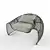 Croissant Chair: Elegant Comfort and Style 3D model small image 1