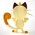 Talking Meowth: The Rocket Team's Mischief-maker 3D model small image 2