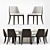Versatile Chair Table Combo 3D model small image 1