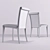 Elegant Samo Chair by Poltrona Frau 3D model small image 3