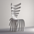 Italian Designer Saracino's Chair-Centipede 3D model small image 2