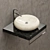 Sleek Stone Sink 3D model small image 1