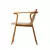 Elegant SPLINTER Armchair in Japanese Oak 3D model small image 3