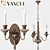 Vintage Wood Wall Sconce 3D model small image 1