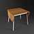 Bamboo-Infused Aluminum Table 3D model small image 2