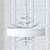 Gold Leaf Chandelier - 4 Light Modern Pendant 3D model small image 2