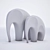 Graceful Elephant Sculpture 3D model small image 2