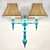 Cap Ferrat Bleu Double Sconce 3D model small image 1