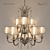 Kendra Chandelier: Elegant Illumination 3D model small image 1